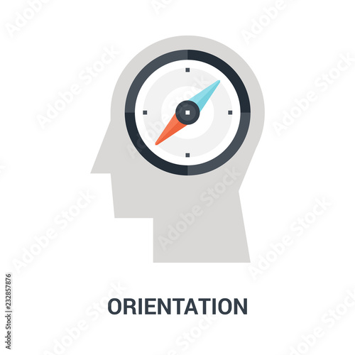orientation icon concept