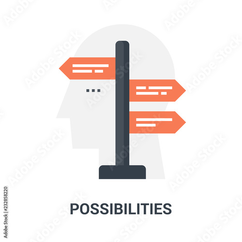 possibilities icon concept