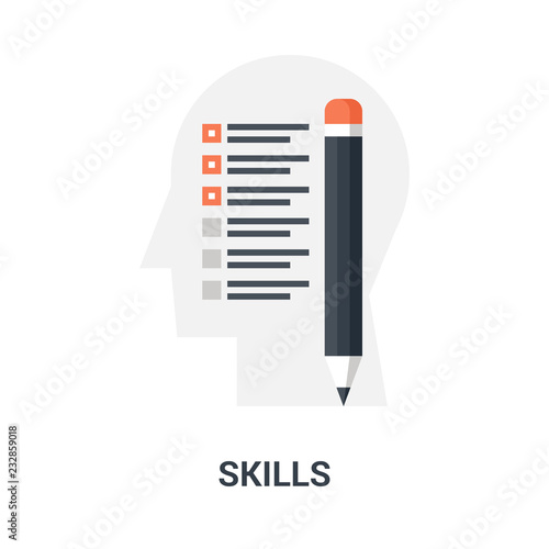 skills icon concept