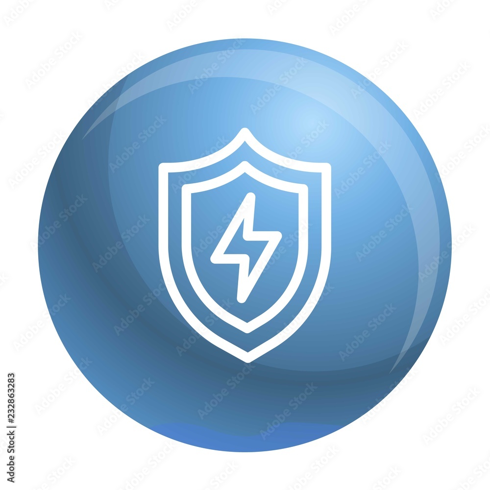 Light shield icon. Outline light shield vector icon for web design isolated on white background Light shield icon. Outline light shield vector icon for web design isolated on white background