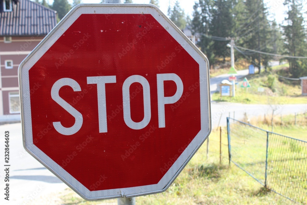 stop sign