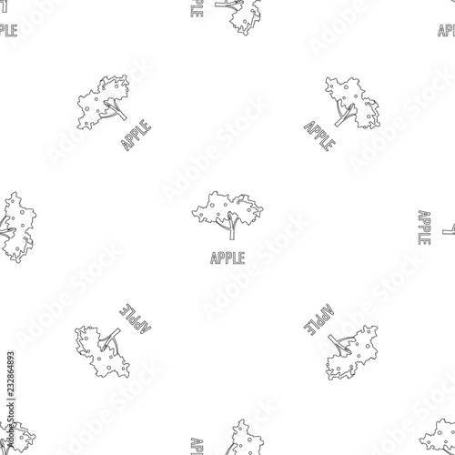 Apple pattern seamless vector repeat geometric for any web design