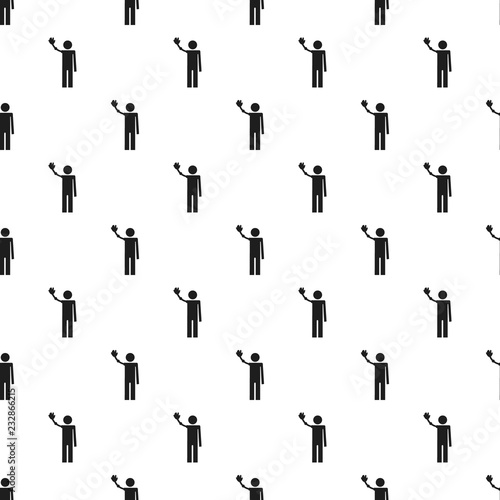 Invalid person group pattern seamless vector repeat for any web design