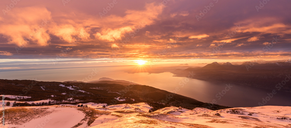 Tramonto sul Garda