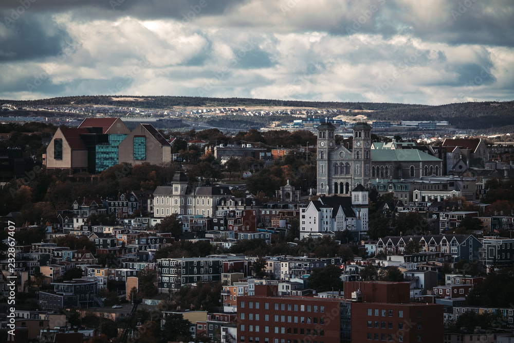 Fototapeta premium View of Downtown St. John's, Newfoundland