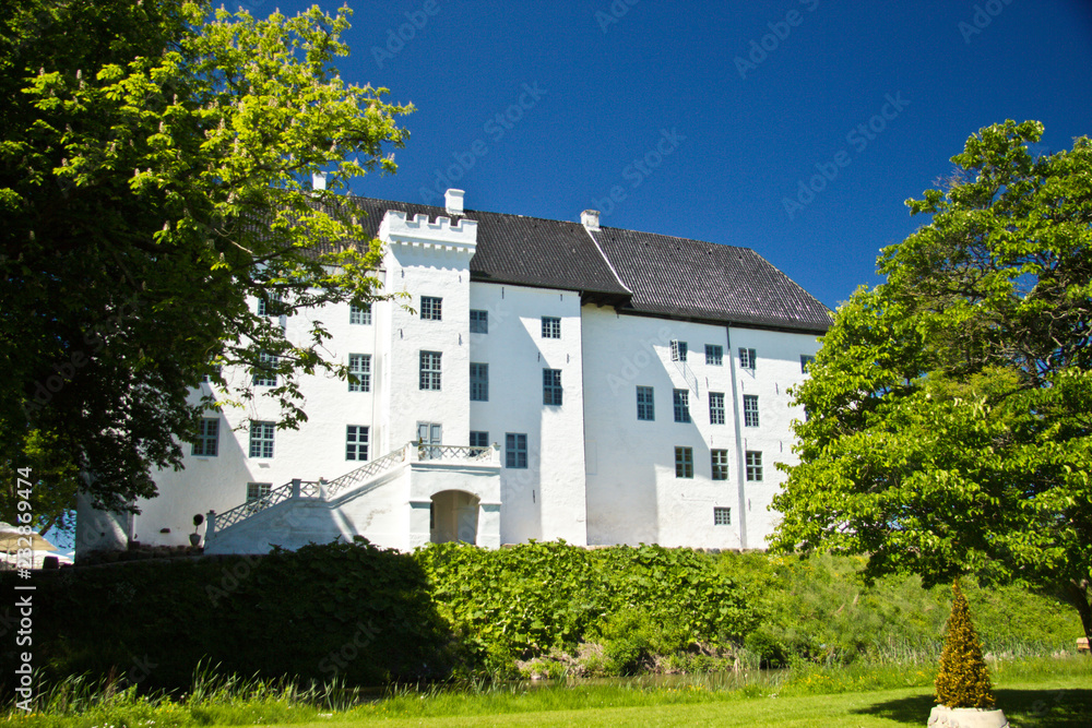 beautiful Castle of Dragsholm Nothern Zeland, Denmark.