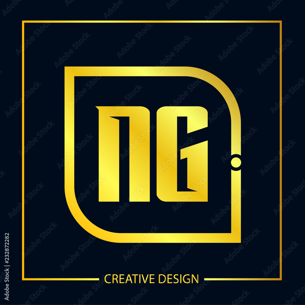 Initial Letter NG Logo Template Design Initial Letter NG Logo Template Design