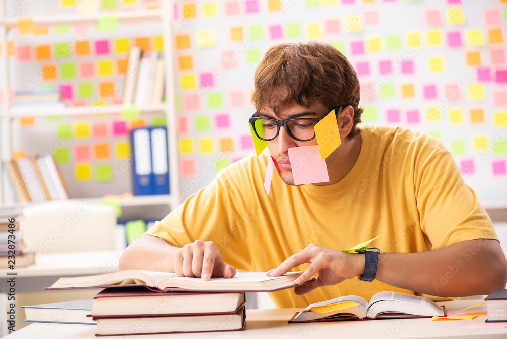 Student preparing for exams with many conflicting priorities Student preparing for exams with many conflicting priorities