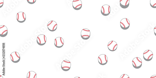 baseball Seamless pattern tennis ball vector tile background scarf isolated wallpaper graphic