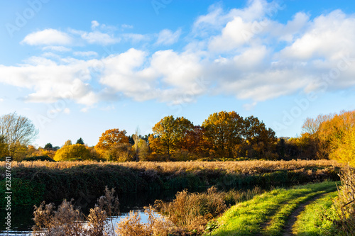 Autumn, colours, reflections around Bishops Stortford.