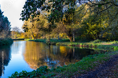 Autumn, colours, reflections around Bishops Stortford.