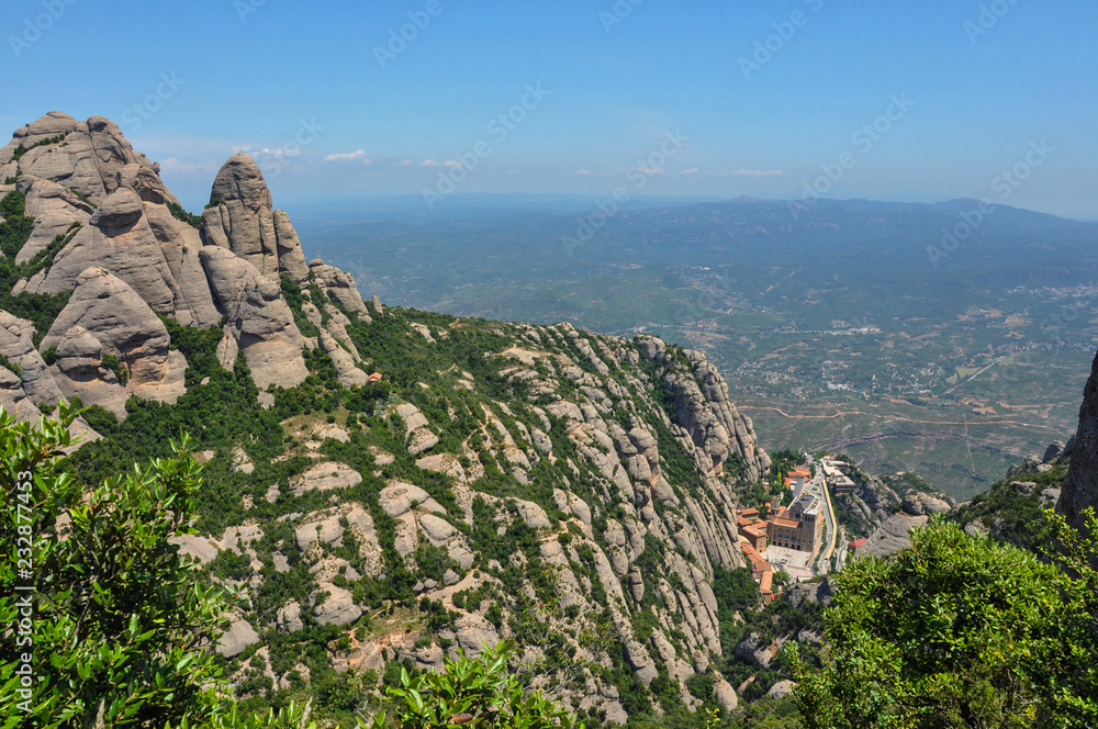 Mountain Montserrat in Spain