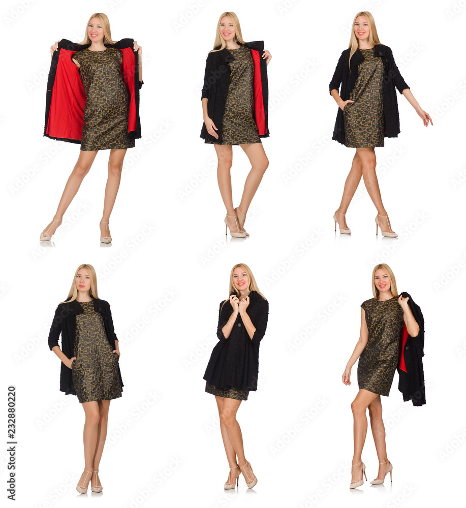 Pretty caucasian woman isolated on white Pretty caucasian woman isolated on white