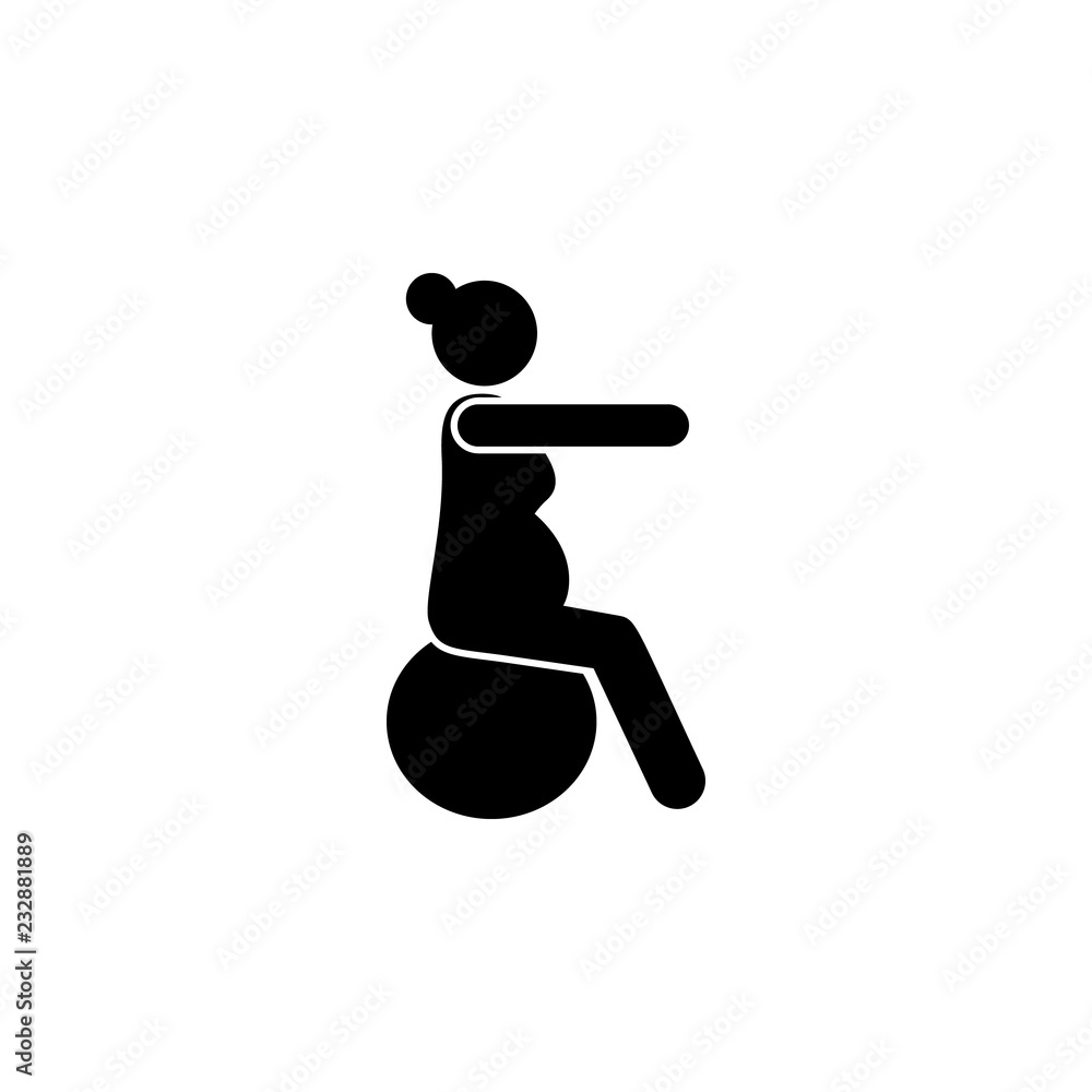 pregnant woman, ball icon. Element of pregnant icon for mobile concept and web apps. Pictogram pregnant woman, ball icon can be used for web and mobile pregnant woman, ball icon. Element of pregnant icon for mobile concept and web apps. Pictogram pregnant woman, ball icon can be used for web and mobile