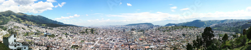 Panoramic view of Quito Ecuador © zimmytws