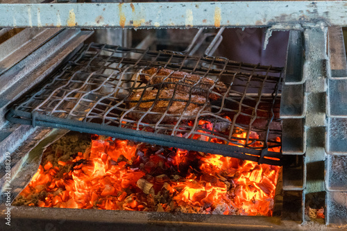 Traditional barbecue in south africa
