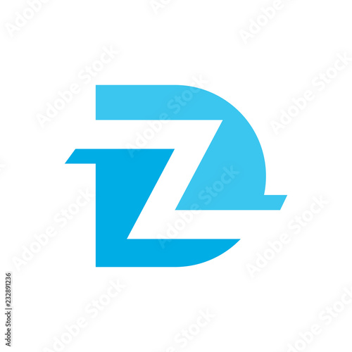 Free Download Letter DZ concept logo - GFXLoad