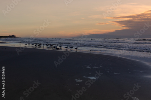 Sunrise in Corpus Christi beach ,TX