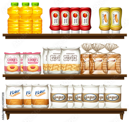 Food item on shelf