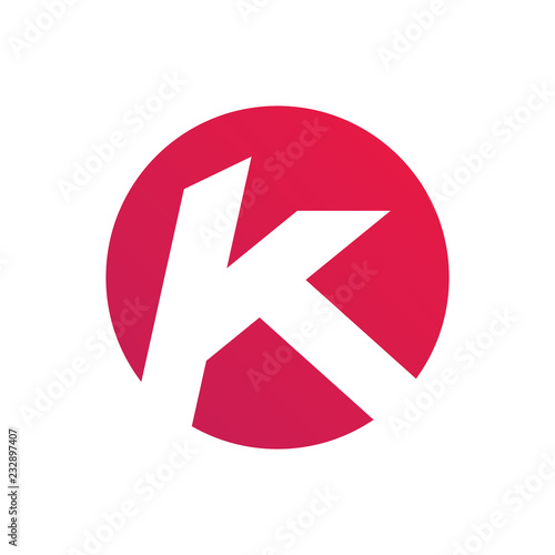 Free Download Letter K logo design  - GFXLoad