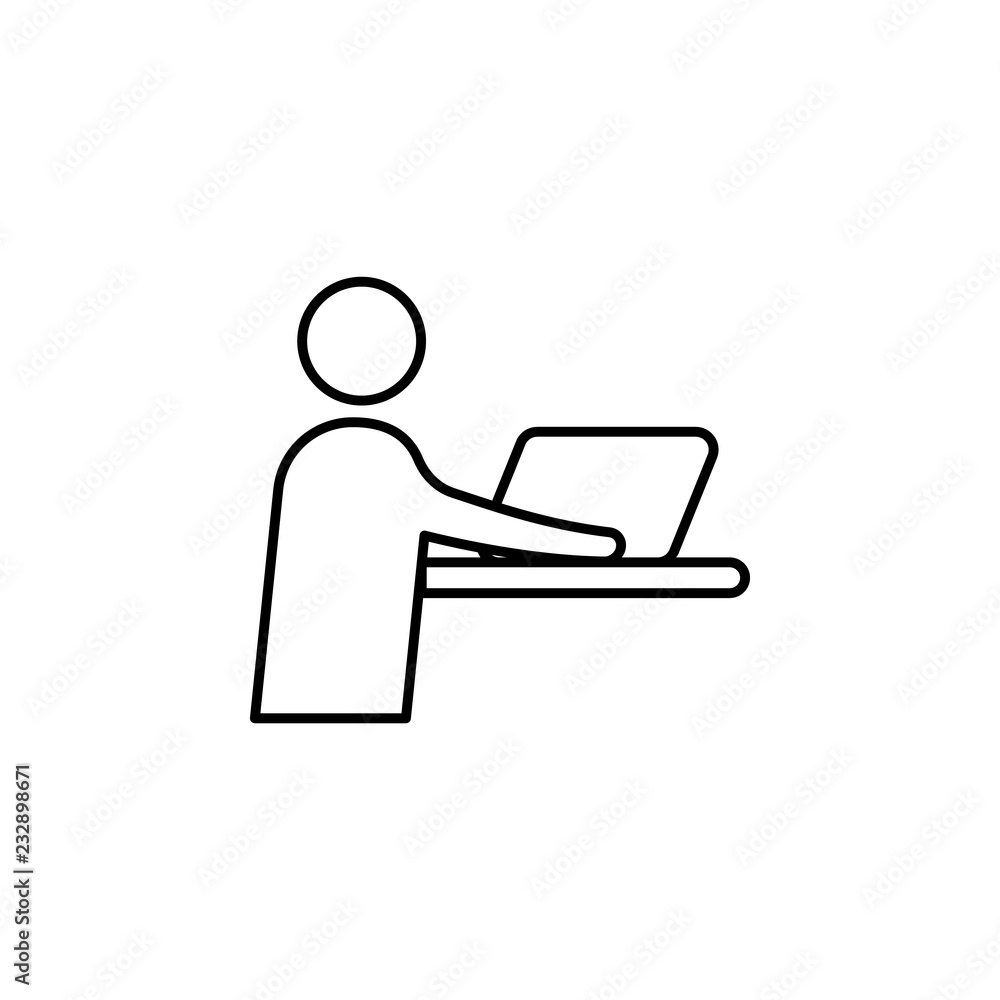 education, laptop, online icon. Element of education icon for mobile concept and web apps. Thin line education, laptop, online icon can be used for web and mobile education, laptop, online icon. Element of education icon for mobile concept and web apps. Thin line education, laptop, online icon can be used for web and mobile