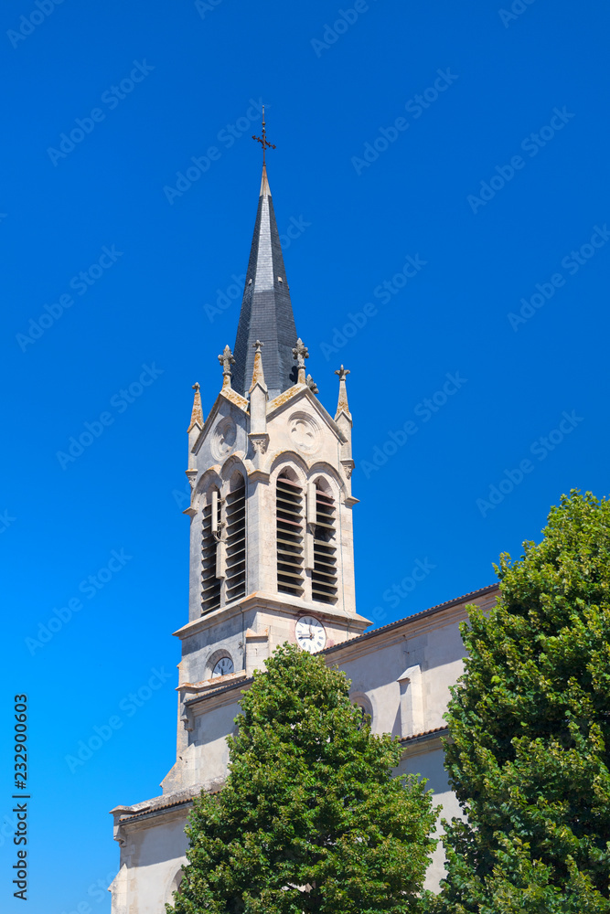 Church tower La Couarde sur mer