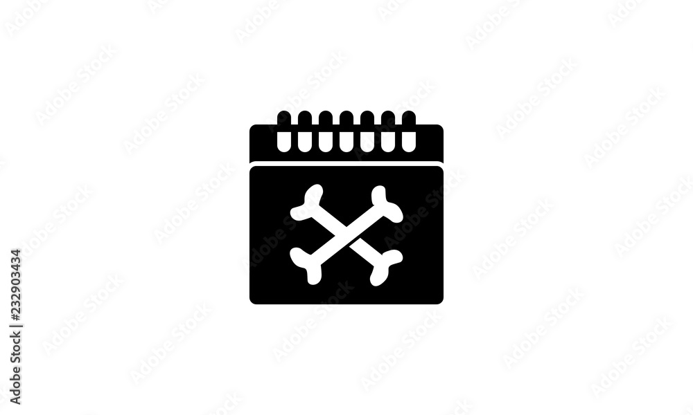 Obraz premium Halloween Celebration Icon Template