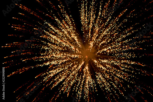 Fireworks at night in the sky 5