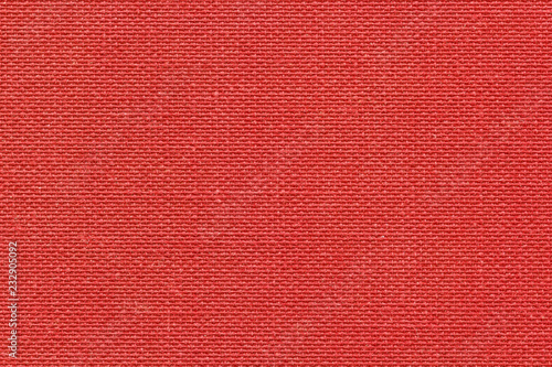 Red burlap texture background © natrot