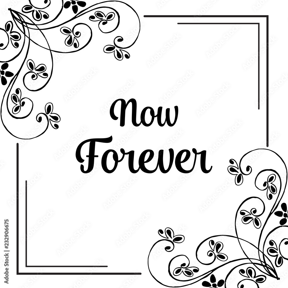 Elegant frame with decorative flower vector collection