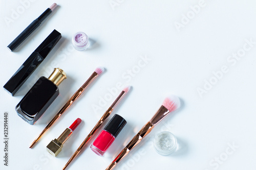 cosmetic set of cosmetics and makeup