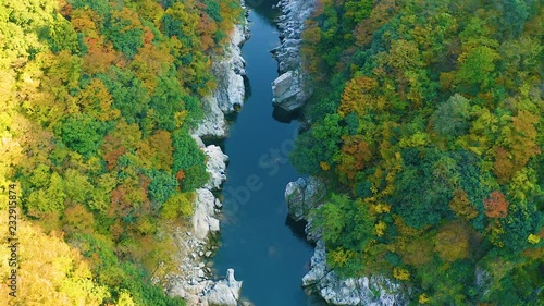 富山　神通峡　紅葉 2018