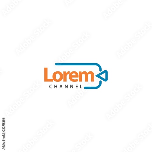Lorem Chanel Logo Vector Template Design Illustration