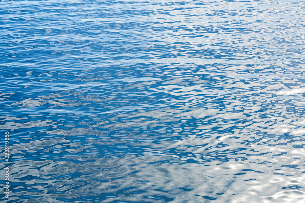 Fototapeta premium Blue sea and waves texture