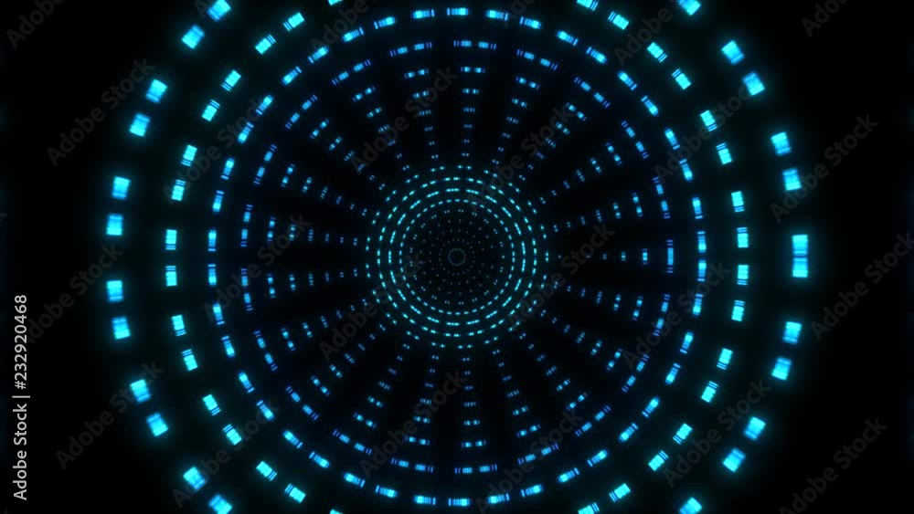 Looping digital tunnel. Hyper jump. Looping digital tunnel. Hyper jump.