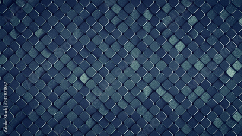 Rhombus pattern rough metal...