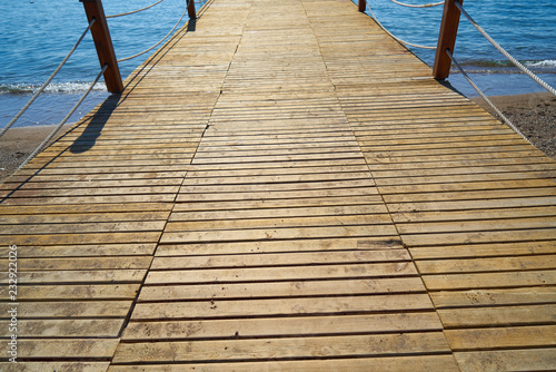 Wooden pier background