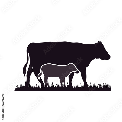 cattle logo template