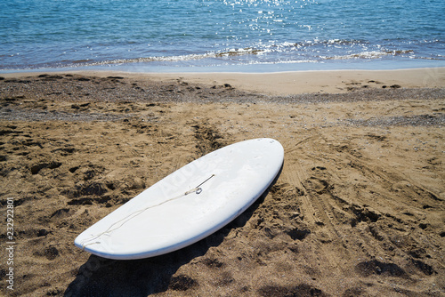 Surfboard on the beach