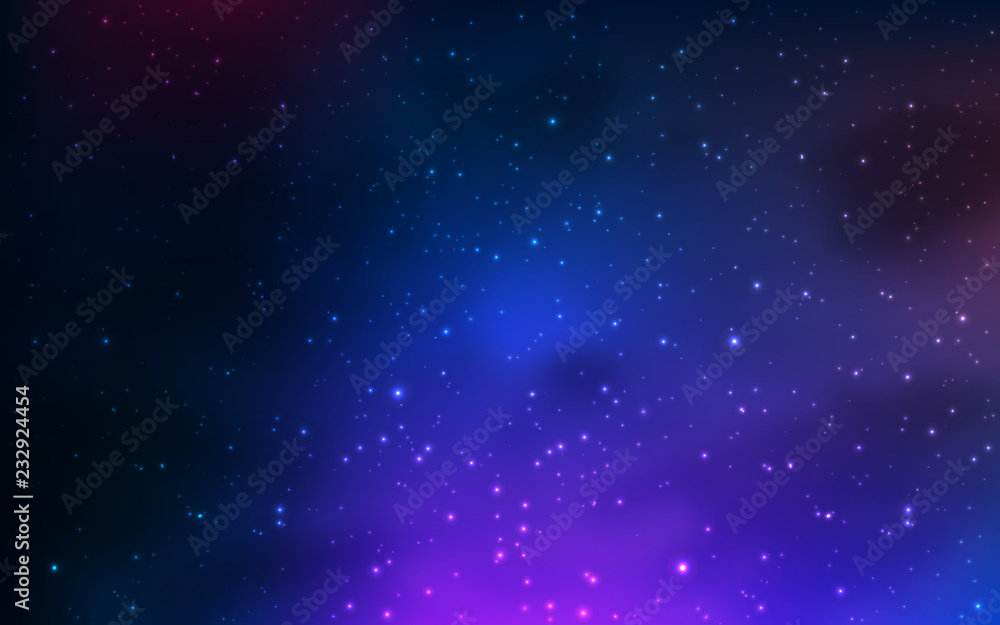 Fototapeta premium Abstract cosmos background with stars