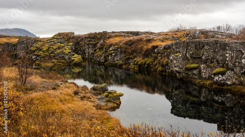 Fototapeta Naklejka Na Ścianę i Meble -  North American Tectonic Plate, Iceland
