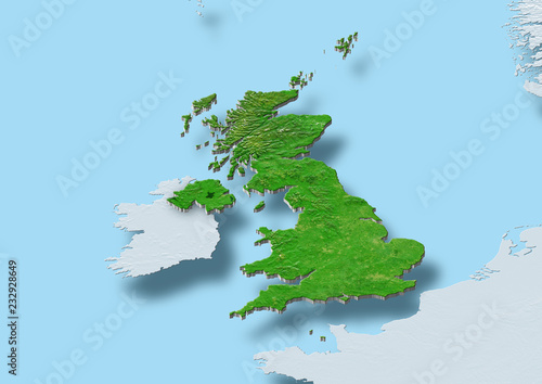 map of great britain.