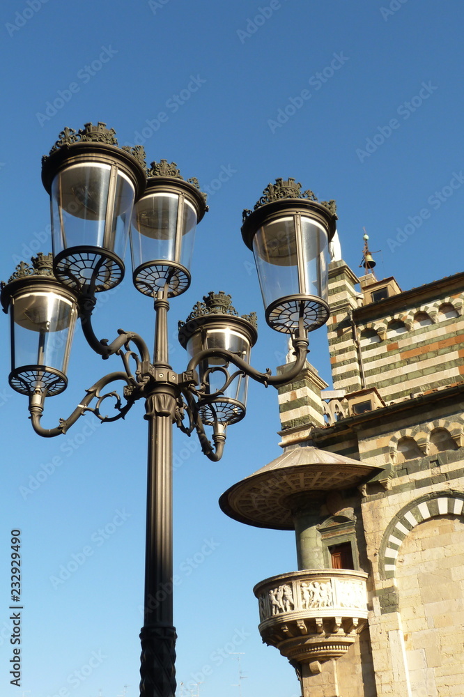 Detail of the Cathedral of Prato, Tuscany, Italy