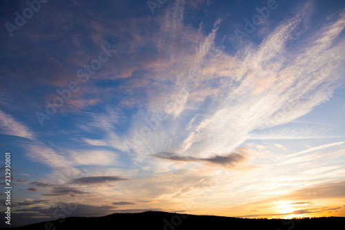 dramatic sky wth clouds in evening © milan gmail