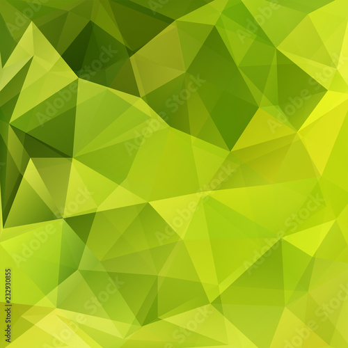 Polygonal green vector background. Can be used in cover design, book design, website background. Vector illustration