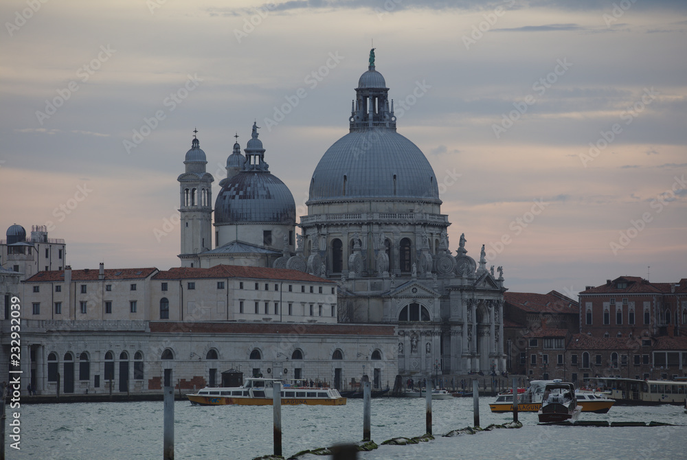 Santa Maria della Salute in Venice in evening light 4534