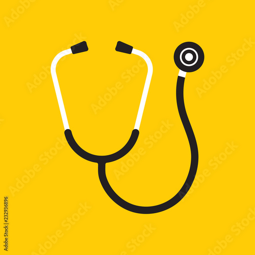 Stethoscope icon, phonendoscope