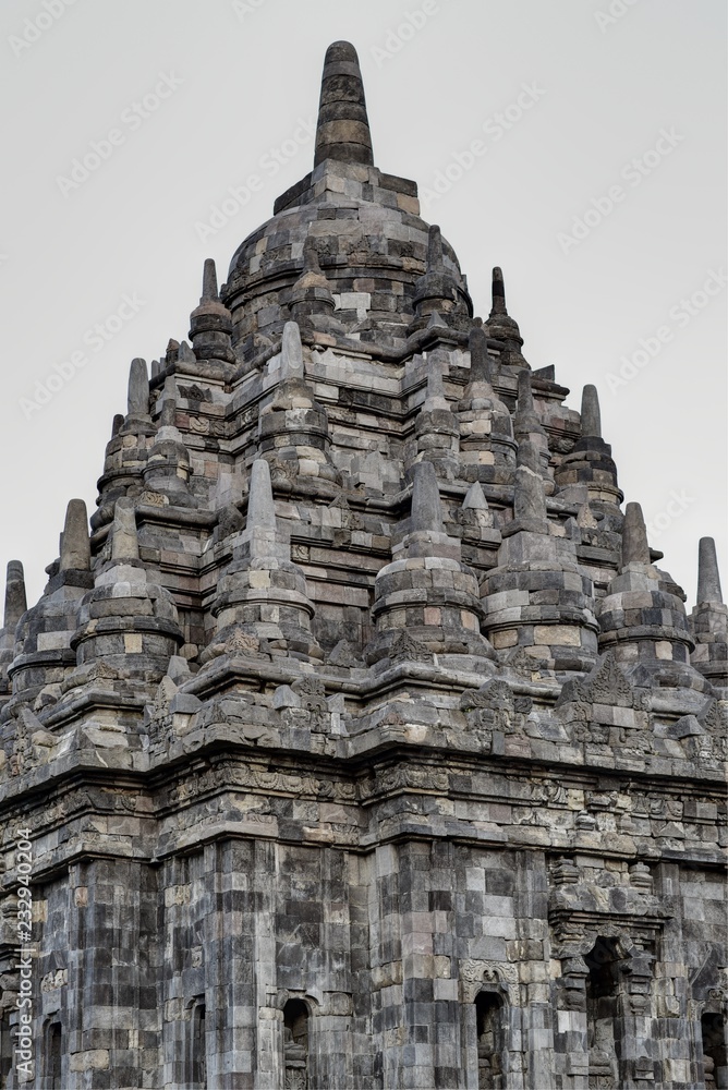 Candi Bubrah Temple at the Prambanan Hindu Temple compound in Java island, Indonesia