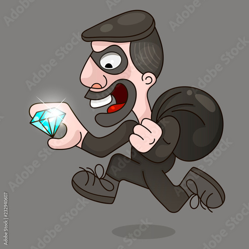 Hacker, Internet security concept, thief icon symbol