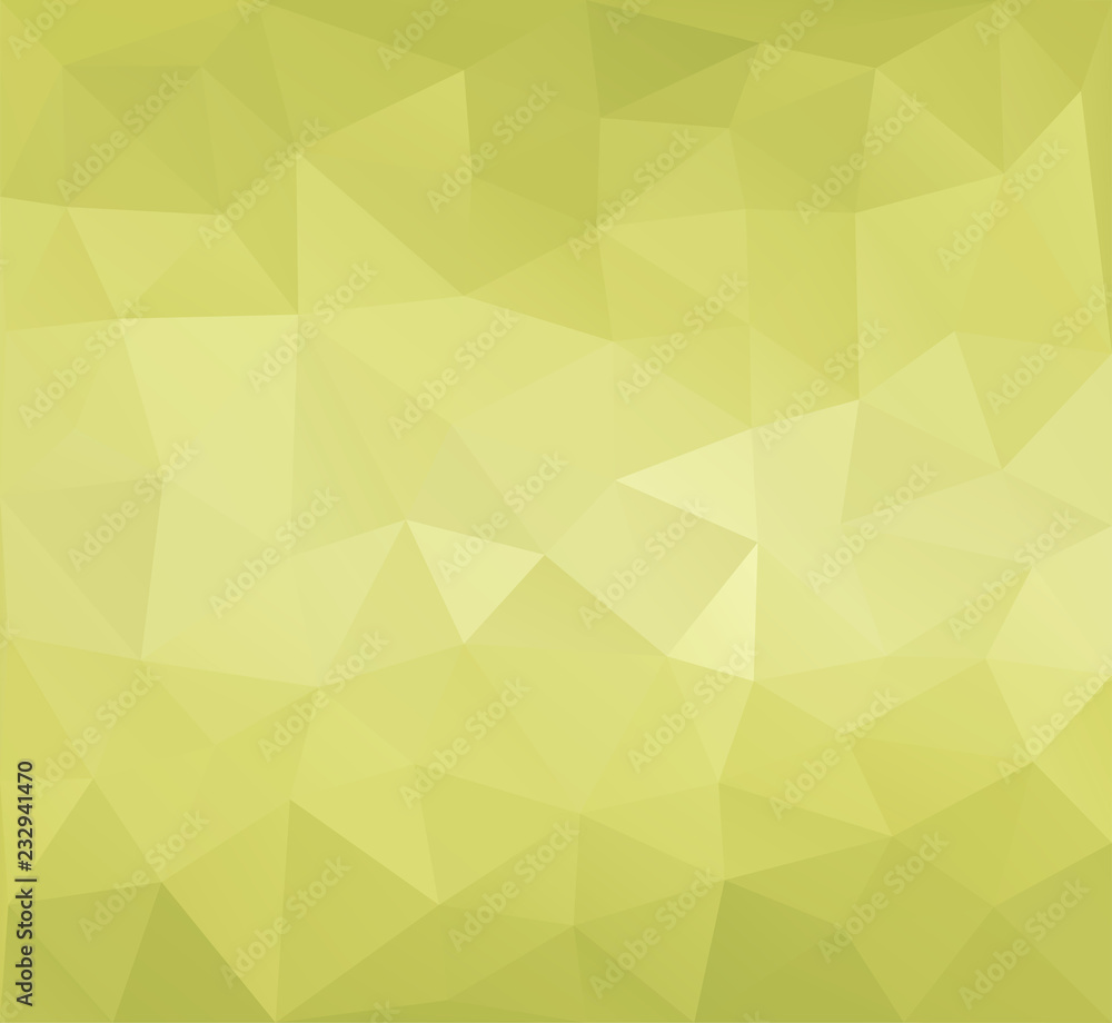Fototapeta premium Low poly Geometric facet triangular green web banner background abstract